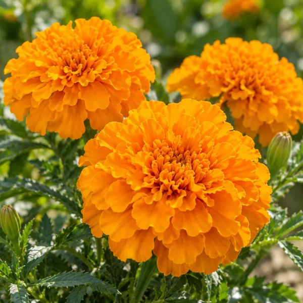 Œillet d’Inde Tangerine orange brillant