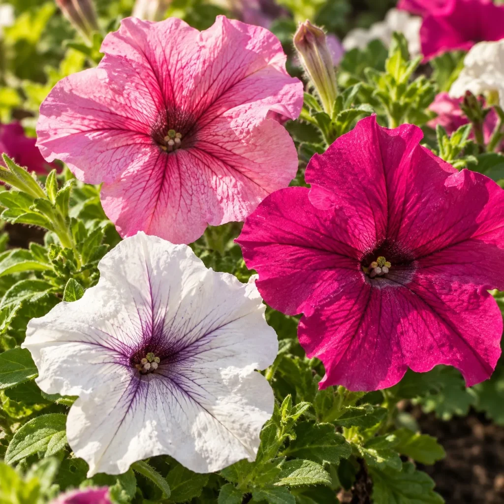 Pétunia hybride varié : photo d’illustration
