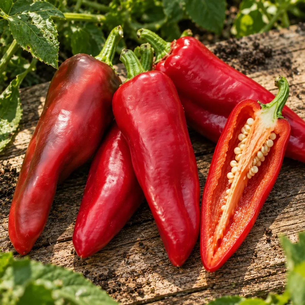 Piment Gorria type Espelette : photo d’illustration