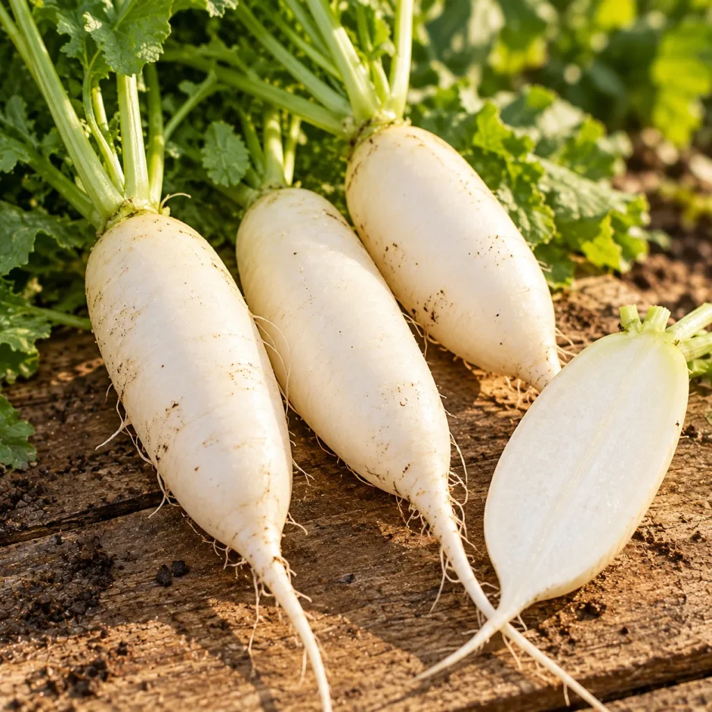 Radis Long Blanc Leda : photo d’illustration