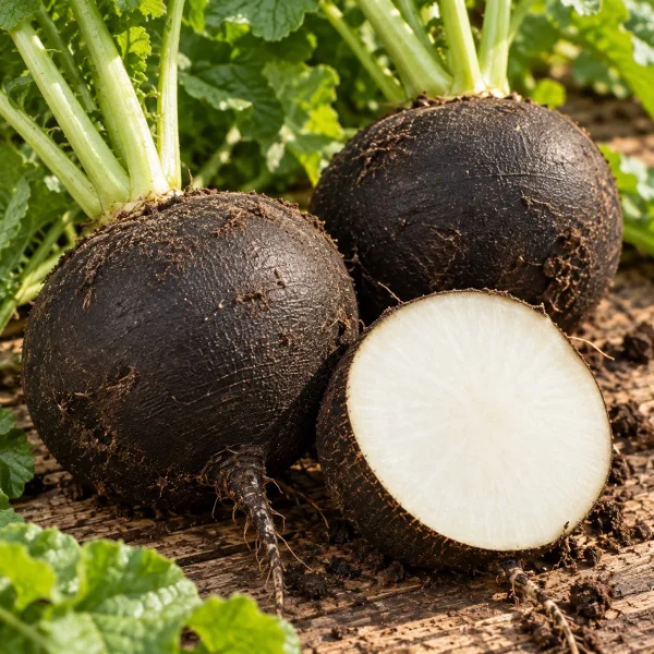 Radis noir Gros rond d’hiver Bio