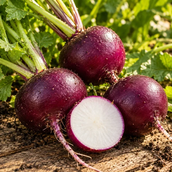 Radis rond violet Malaga