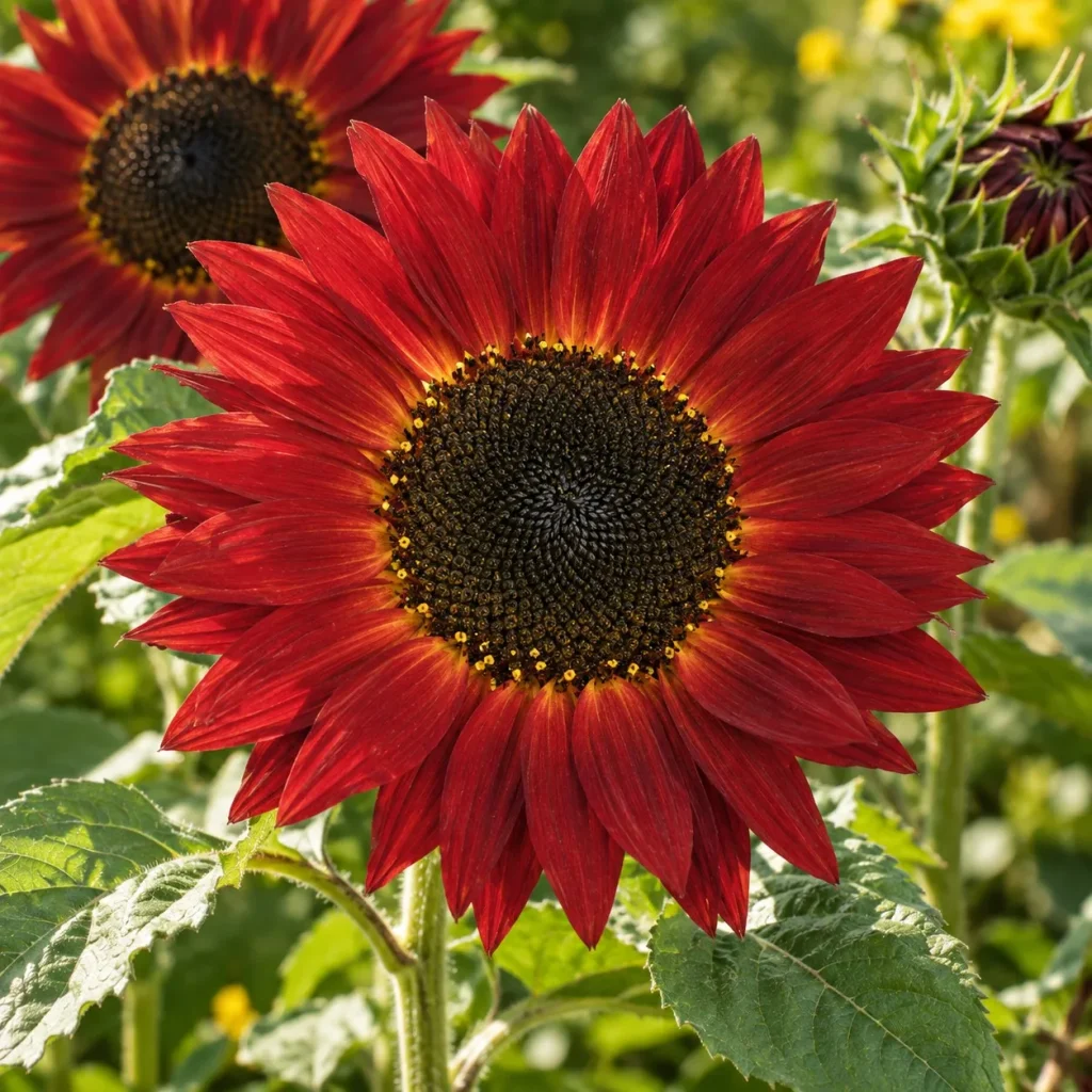 Soleil coeur rouge : photo d’illustration